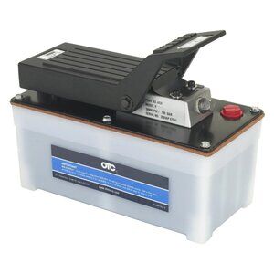 OTC MODEL 4020 98 cu in 2-Speed Air Operated Foot Hydraulic Pump Max Pres 10000